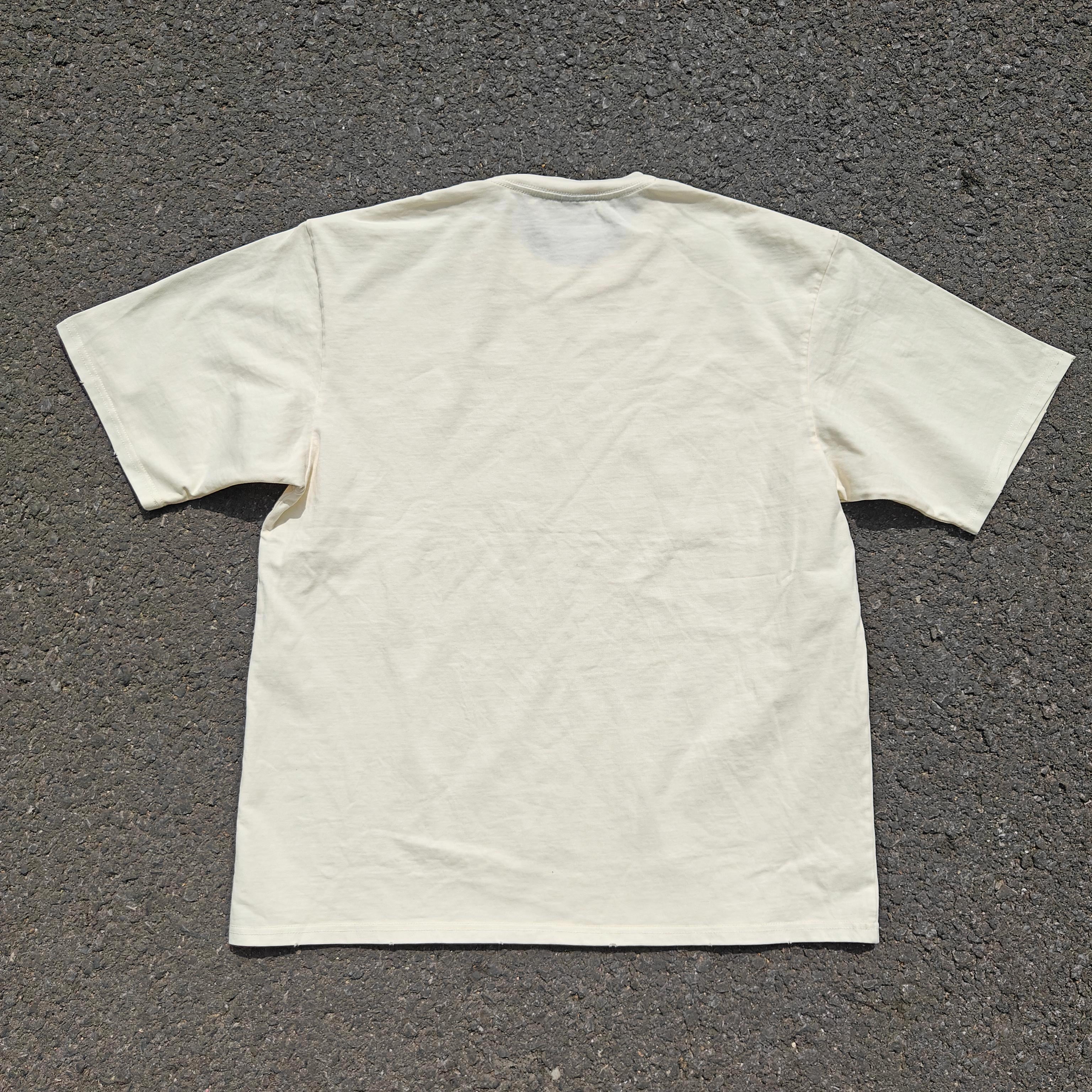 Mahoraga Oversized 330gsm Heavyweight Cotton Baige T-Shirt