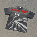 Cowboy Oversized Heavyweight 330GSM Cotton Gray T-Shirt