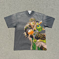 Zeppeli Boxy Oversized Heavyweight 330GSM Cotton Gray T-Shirt