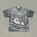 Guts & Casca Oversized 330gsm Heavyweight Cotton Black T-Shirt