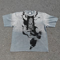 Black Asta Heavyweight Cotton Light Washed 300gsm T-Shirt