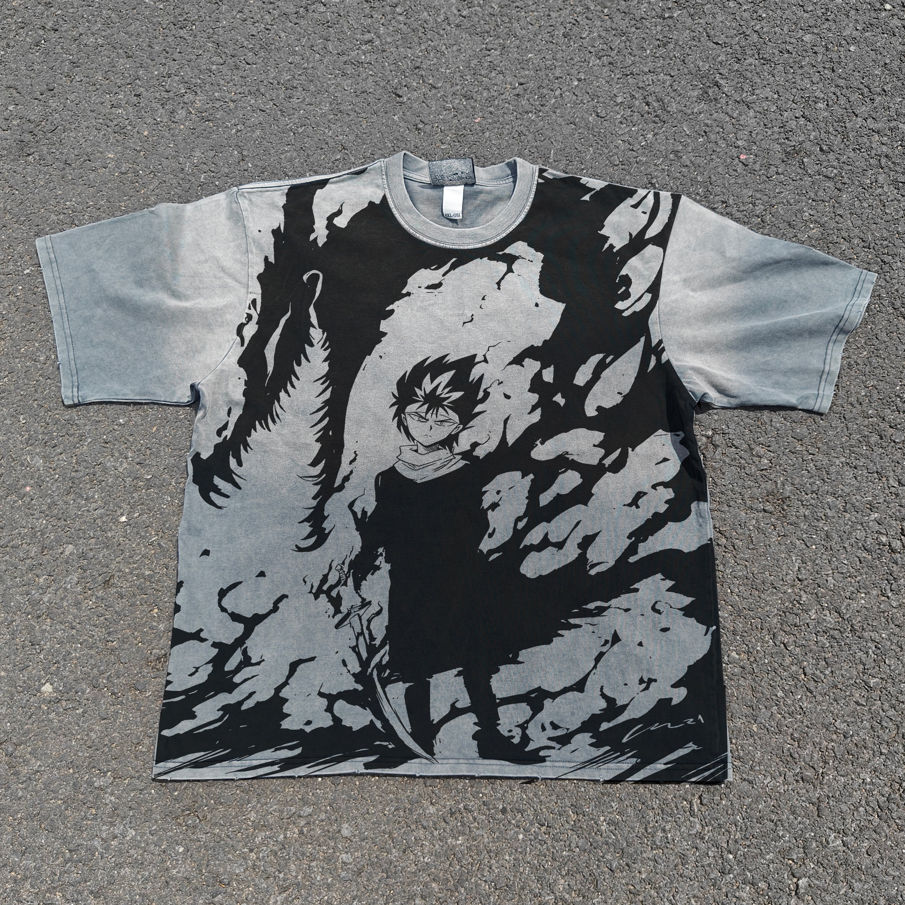 Hiei Hakusho Heavyweight Cotton Light Washed 300gsm T-Shirt