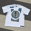 Ghost Shell Hand Stitched Heavyweight Cotton White T-Shirt
