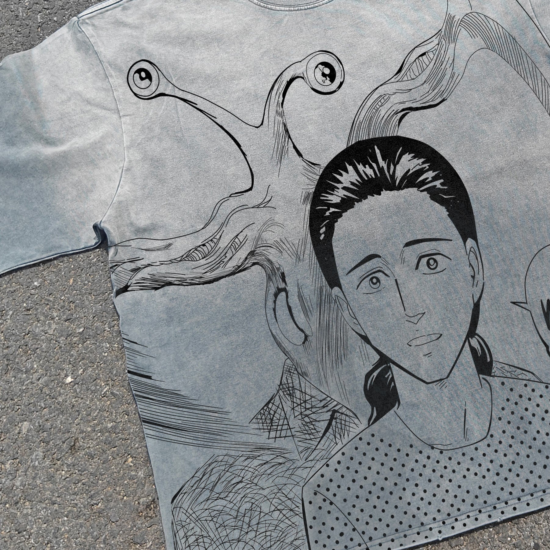 Parasite Heavyweight Cotton Light Washed 300gsm T-Shirt