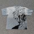 Deku & Eri Distressed Heavyweight Cotton Light Washed 300gsm T-Shirt