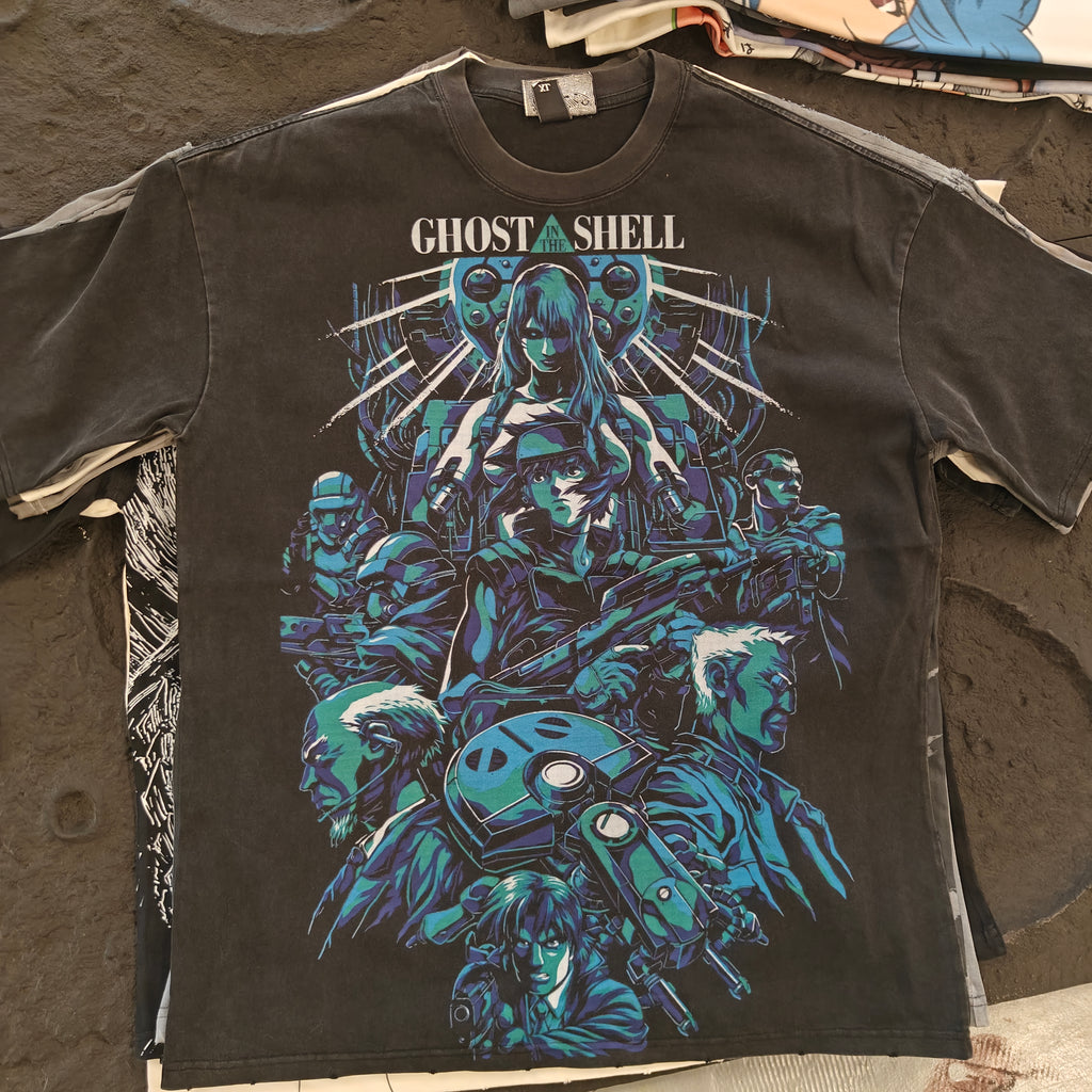Assault Shell Mobile Squad 330gsm Heavyweight Cotton Black T-Shirt