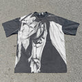 Kenpachi Oversized 330gsm Heavyweight Cotton Black T-Shirt