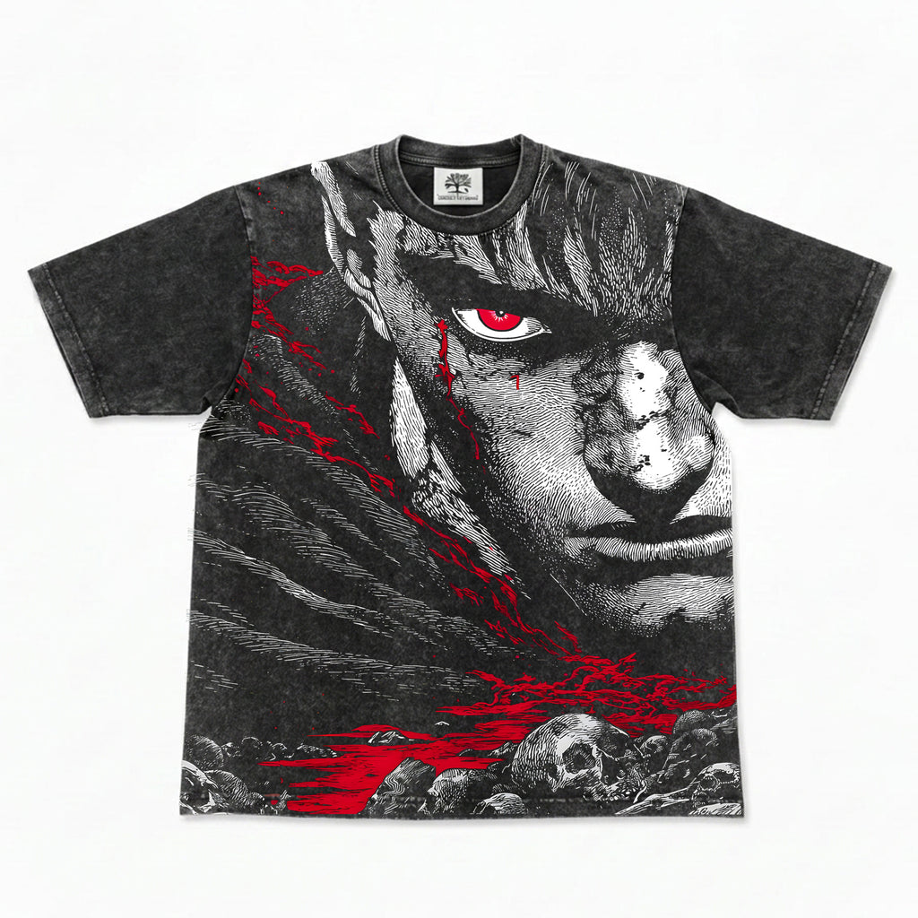 Avenging Warrior Oversized Washed T-Shirt