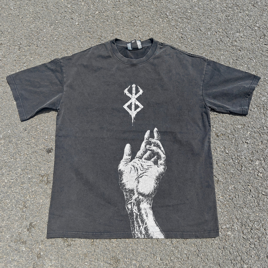 The Brand Oversized 330gsm Heavyweight Cotton Black T-Shirt