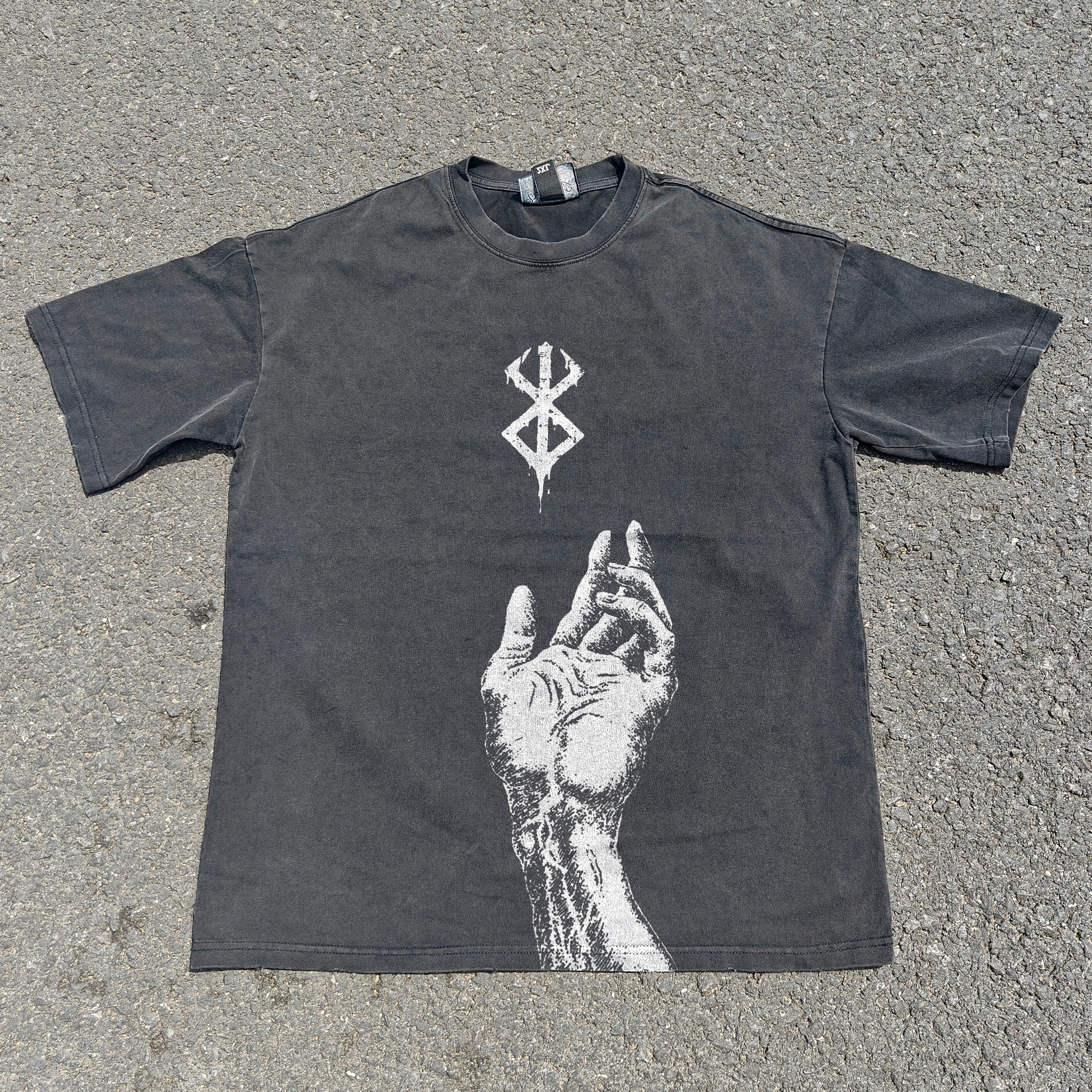 The Brand Oversized 330gsm Heavyweight Cotton Black T-Shirt