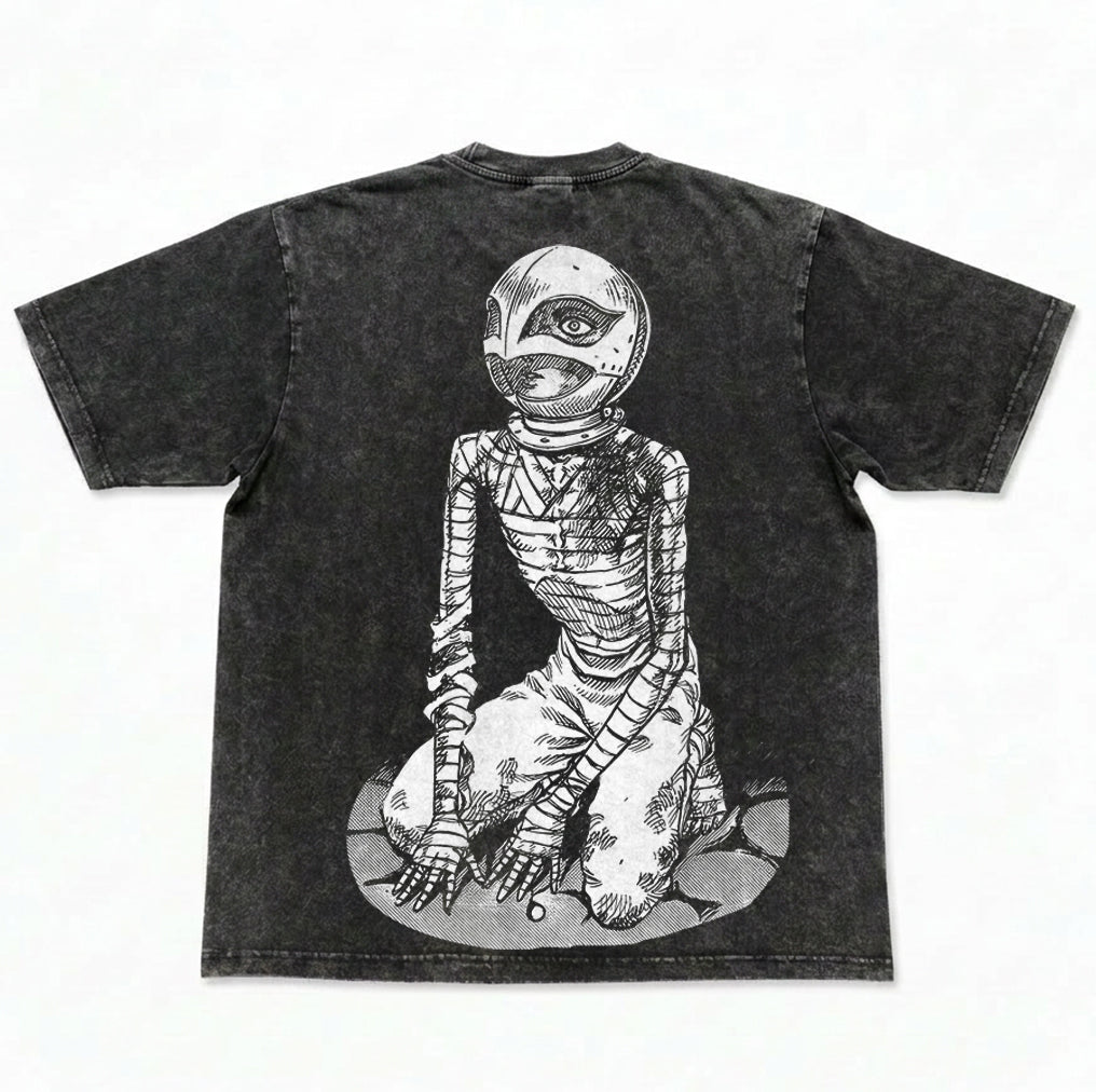 Fallen Eagle Heavyweight Washed Black T-Shirt