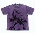 Ink Style Evangelion Unit-01 Oversized Washed T-Shirt
