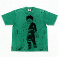 Ink Style Rock Lee Oversized Washed T-Shirt