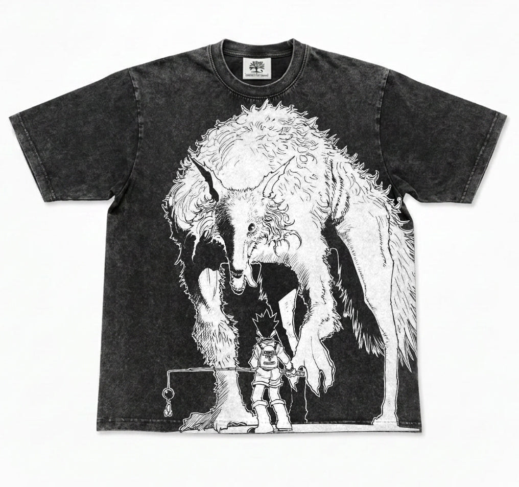 Gon & Kiriko Oversized Washed T-Shirt