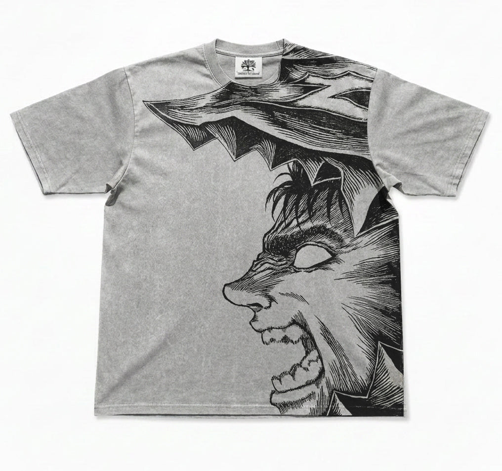 Gut's Rage Oversized Washed T-Shirt