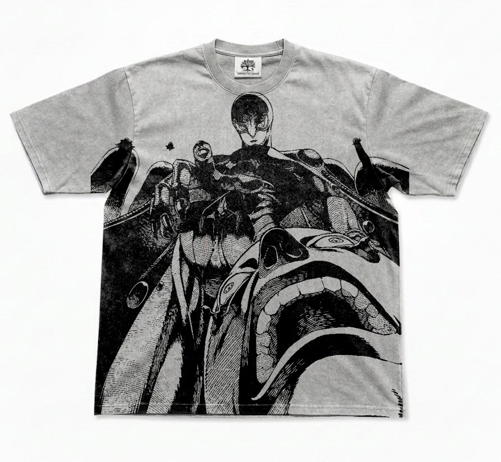 God Hands Oversized Washed T-Shirt