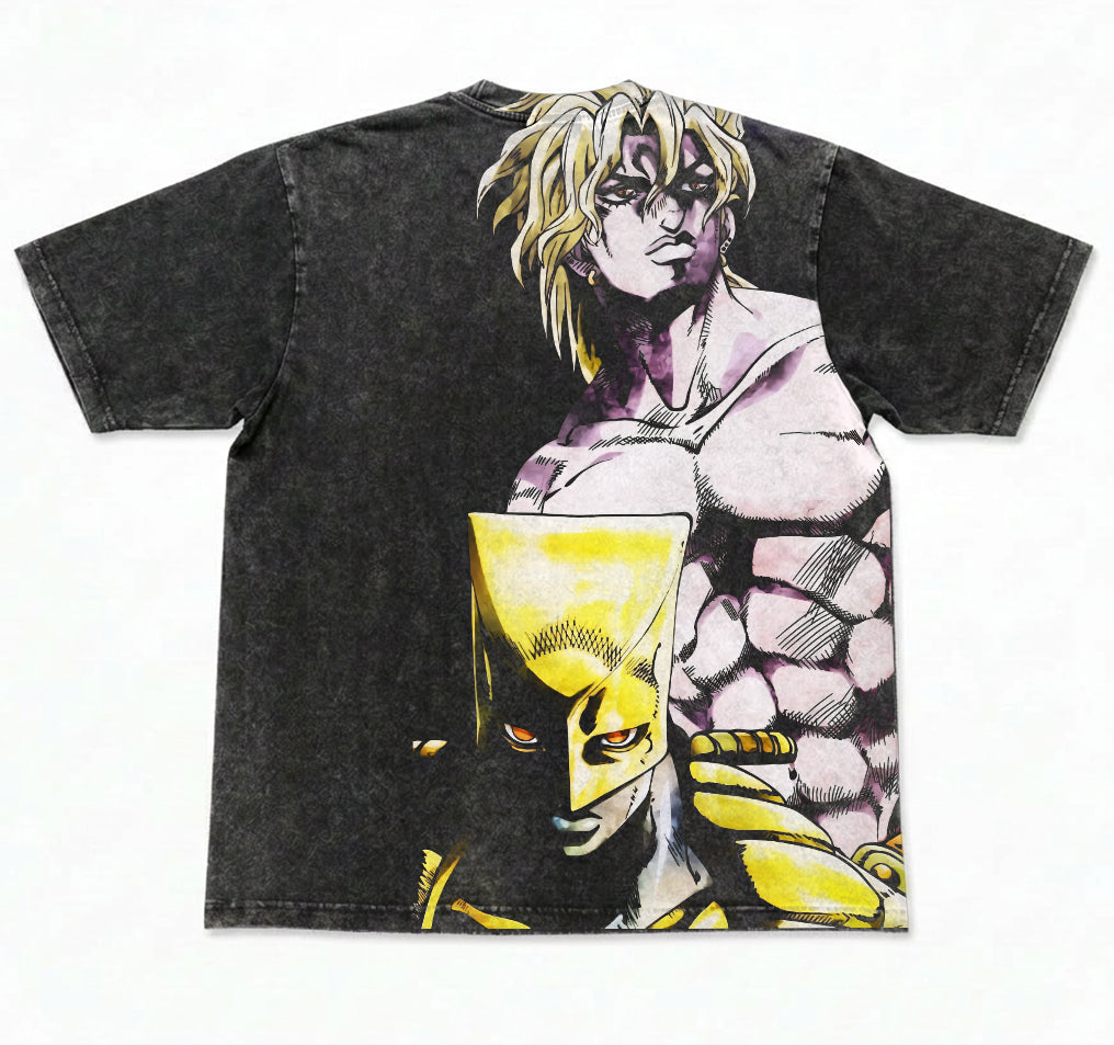 Stardust Crusaders Oversized Washed T-Shirt
