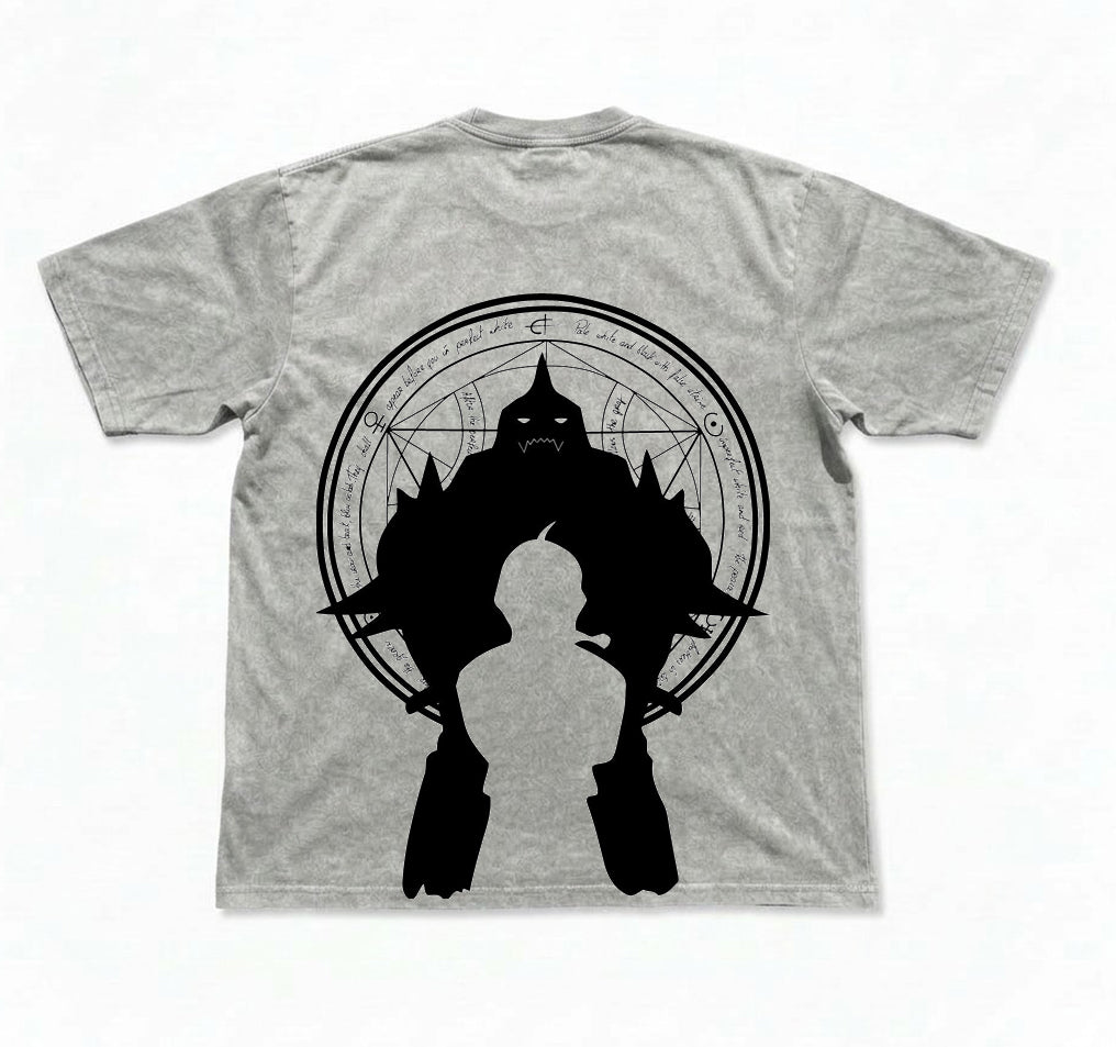 Edward Silhouette Double Sided Washed T-Shirt