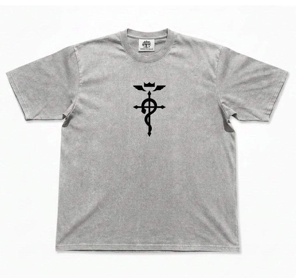 Edward Silhouette Double Sided Washed T-Shirt