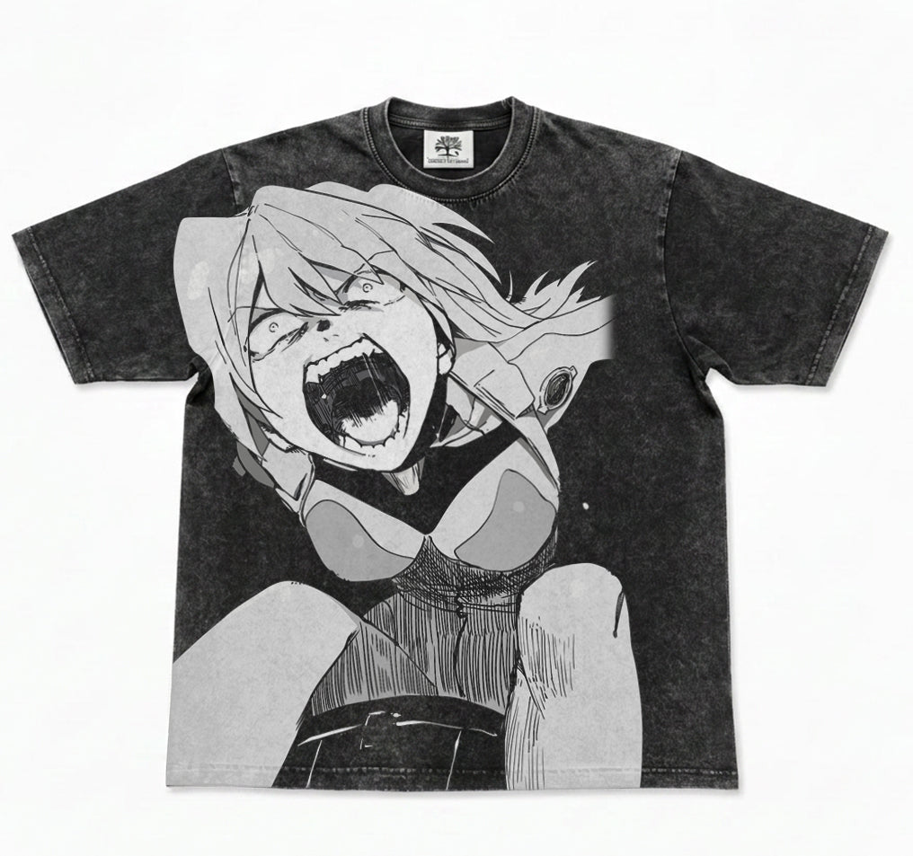 Screaming Asuka Oversized T-Shirt