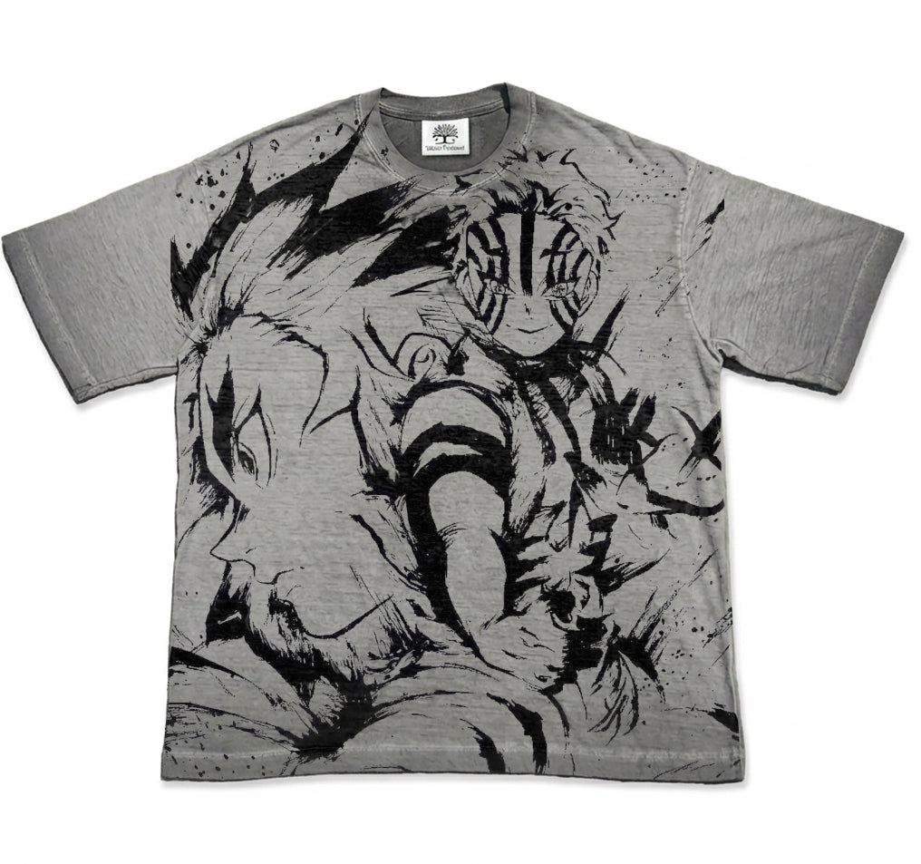 Akaza Oversized Washed T-Shirt
