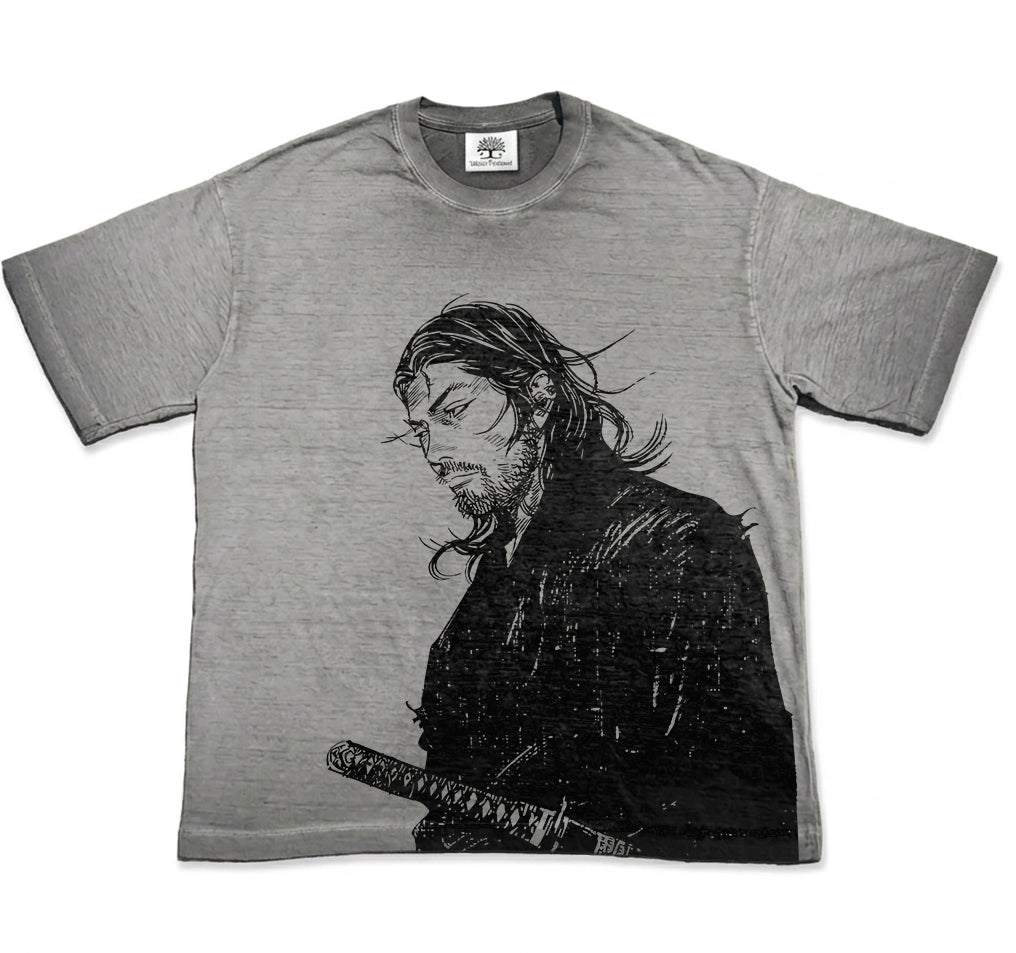 Wandering Musashi Oversized Washed T-Shirt