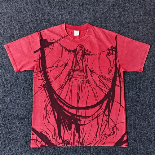 Minazuki Bankai Washed Oversized T-Shirt