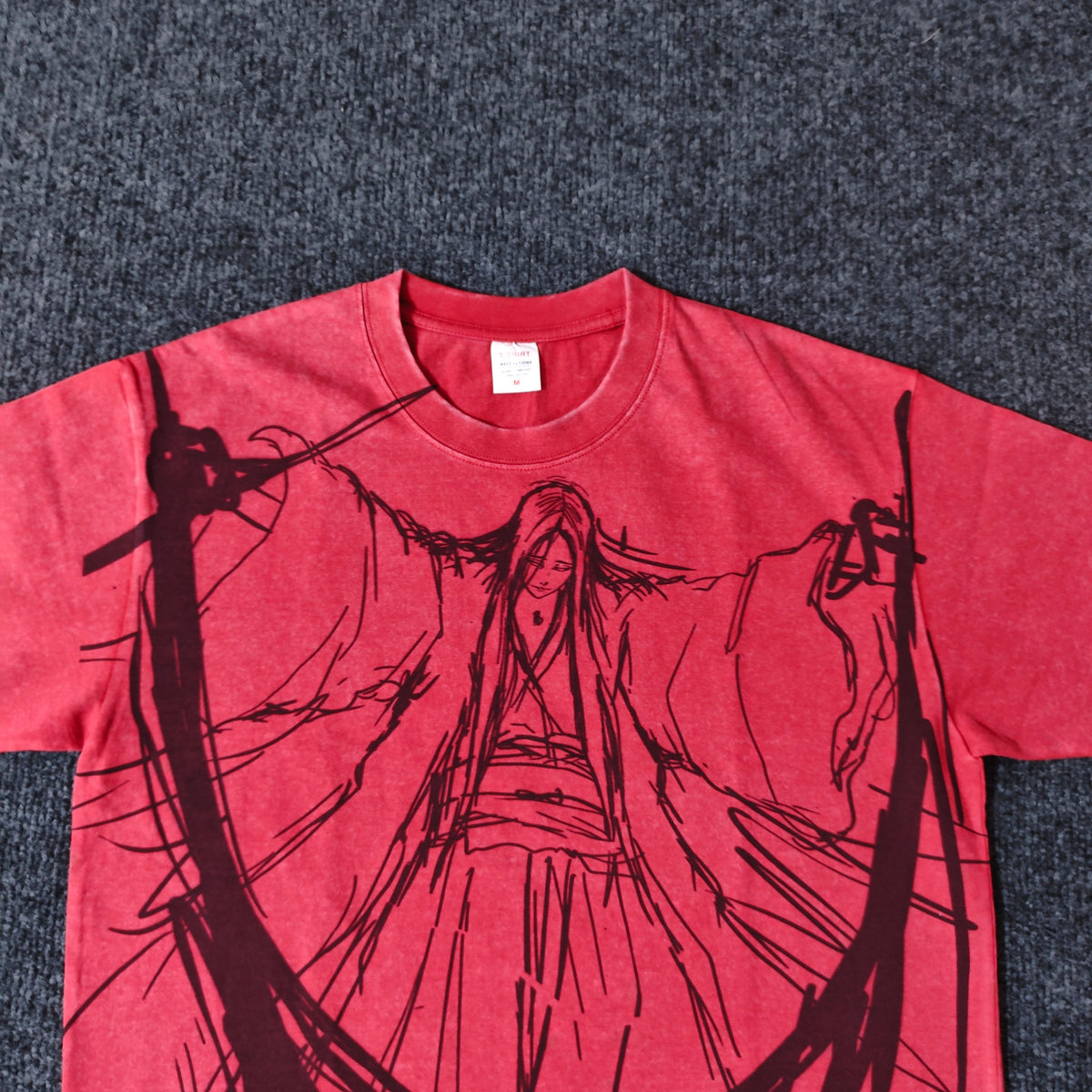 Minazuki Bankai Washed Oversized T-Shirt