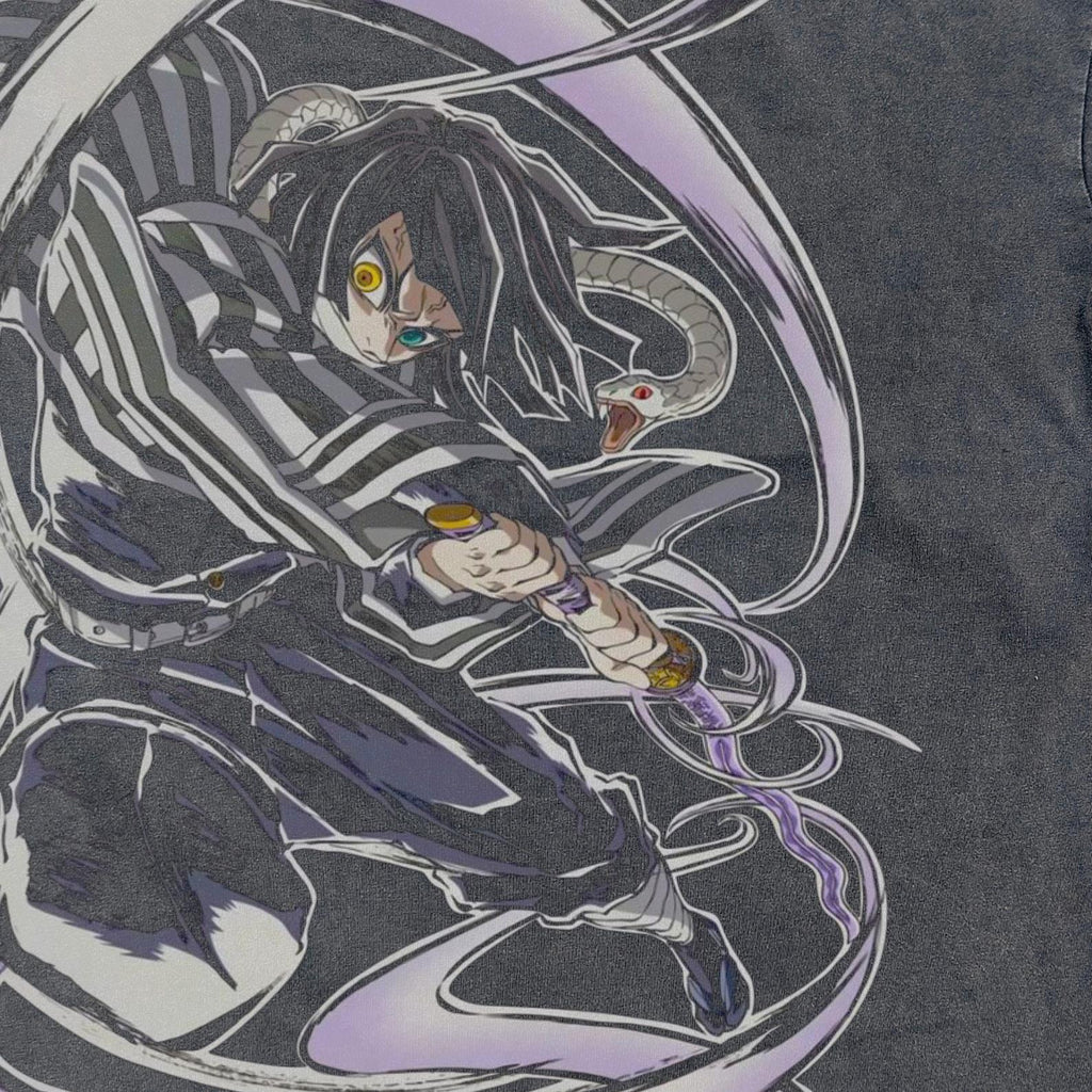 Demon Slayer Obanai Iguro Serpent Breathing Vintage Wash Heavyweight T-Shirt