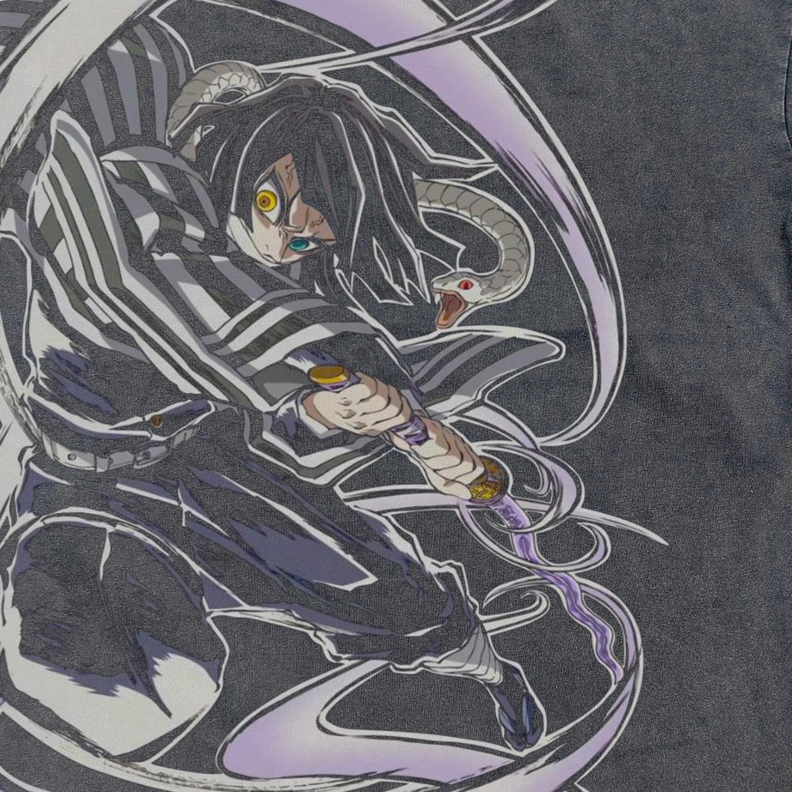 Demon Slayer Obanai Iguro Serpent Breathing Vintage Wash Heavyweight T-Shirt