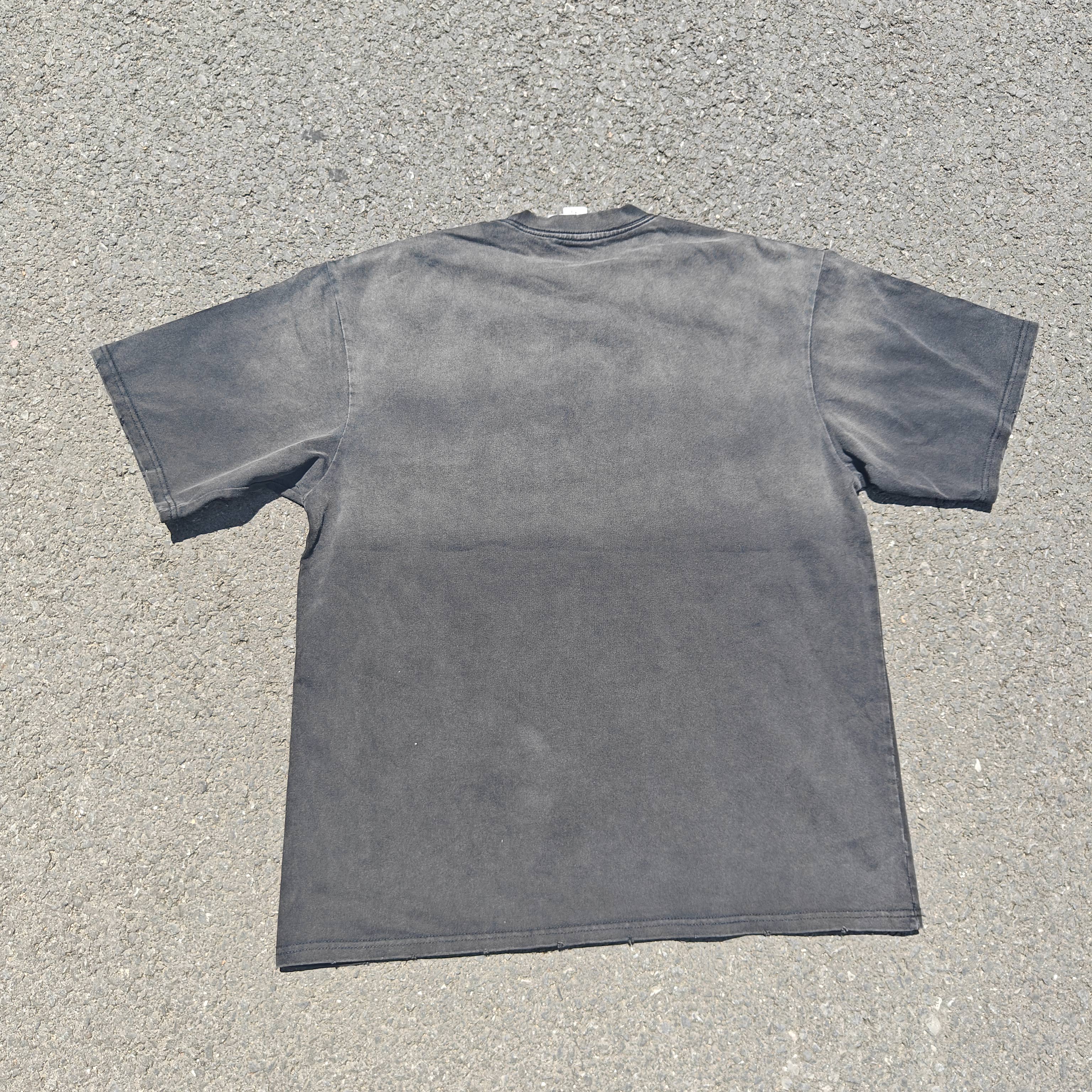 Jojo's Diavolo King Crimson Anime Vintage Wash Heavyweight Cotton T-Shirt 330gsm