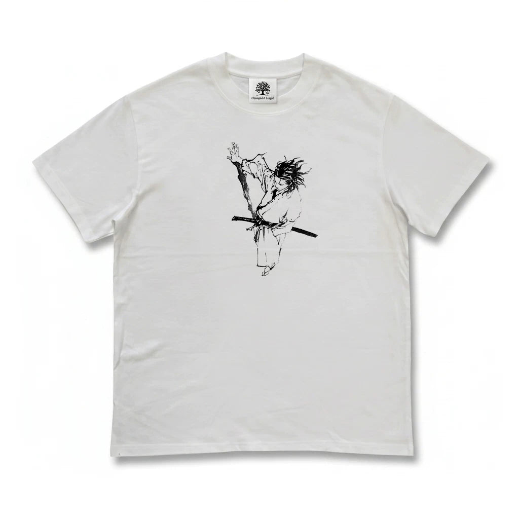 Musashi Leaping Line Art T-Shirt