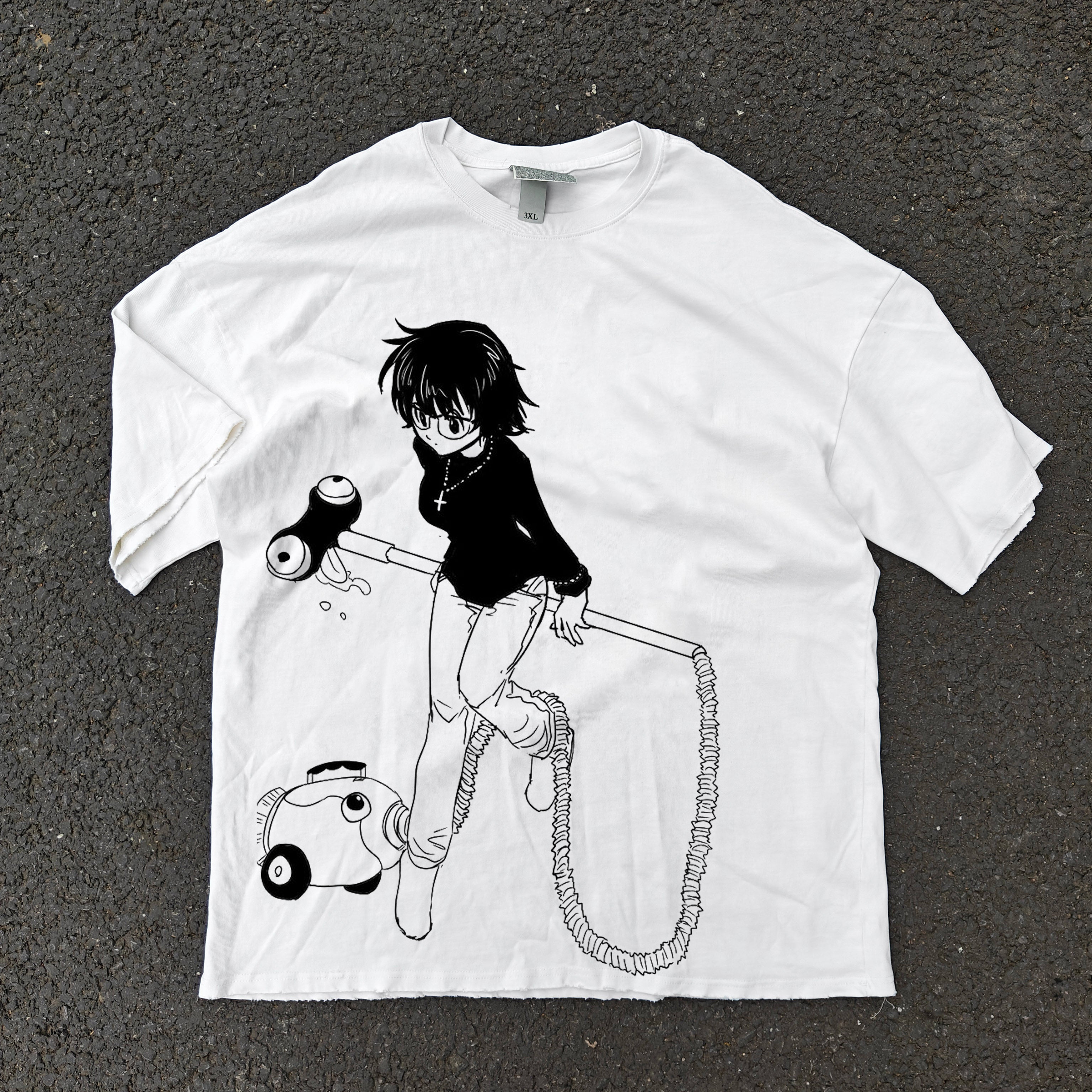 Hunter x Hunter Shizuku Murasaki Blinky Vintage Wash Heavyweight Cotton T-Shirt