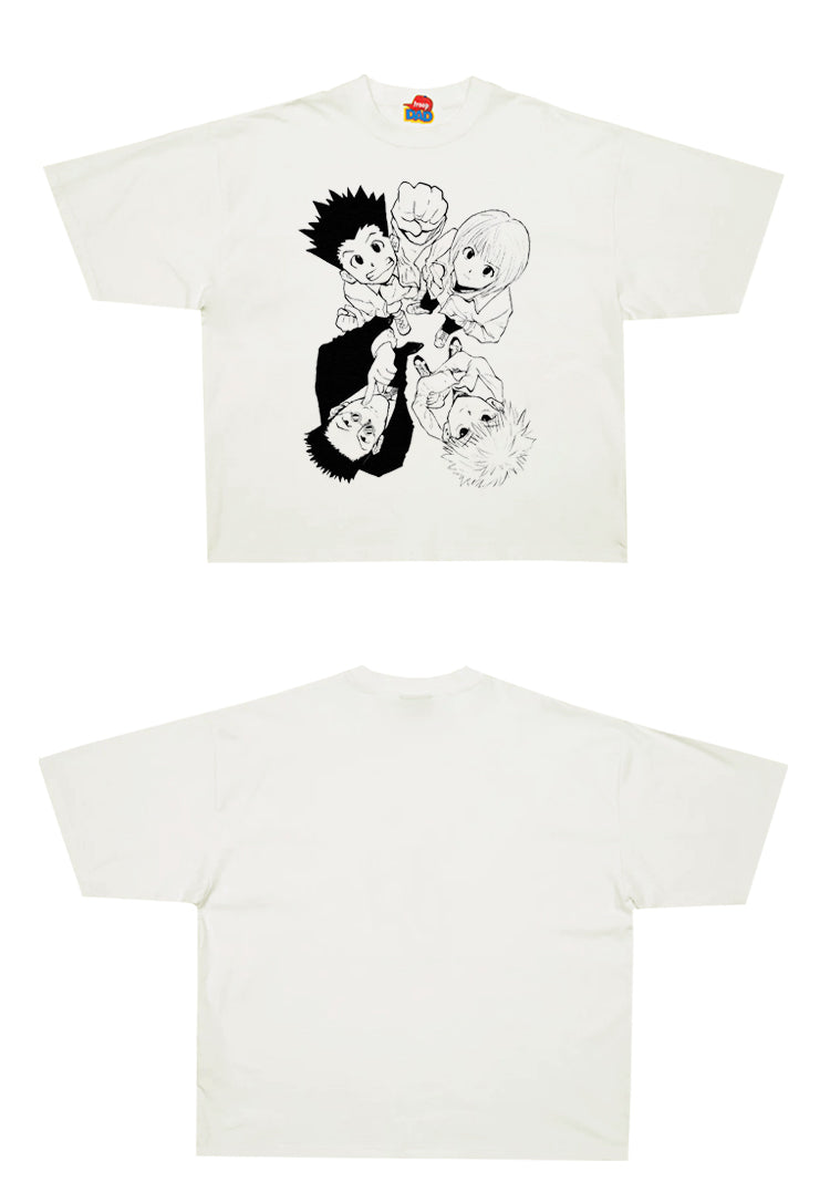 Hunter x Hunter Gon Killua Kurapika Leorio The Crew Soft Cotton T-Shirt