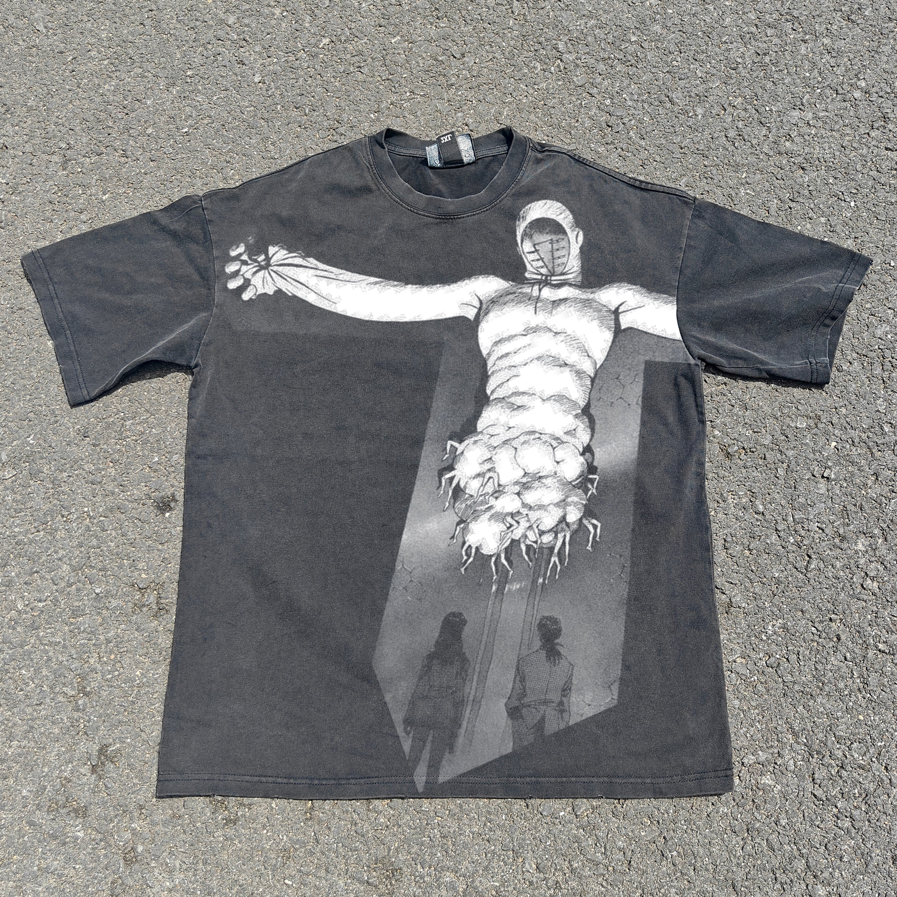 Evangelion Lilith Anime Graphic Heavy Cotton T-Shirt Washed