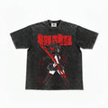 Ryuko Red Blade Oversized Washed T-Shirt