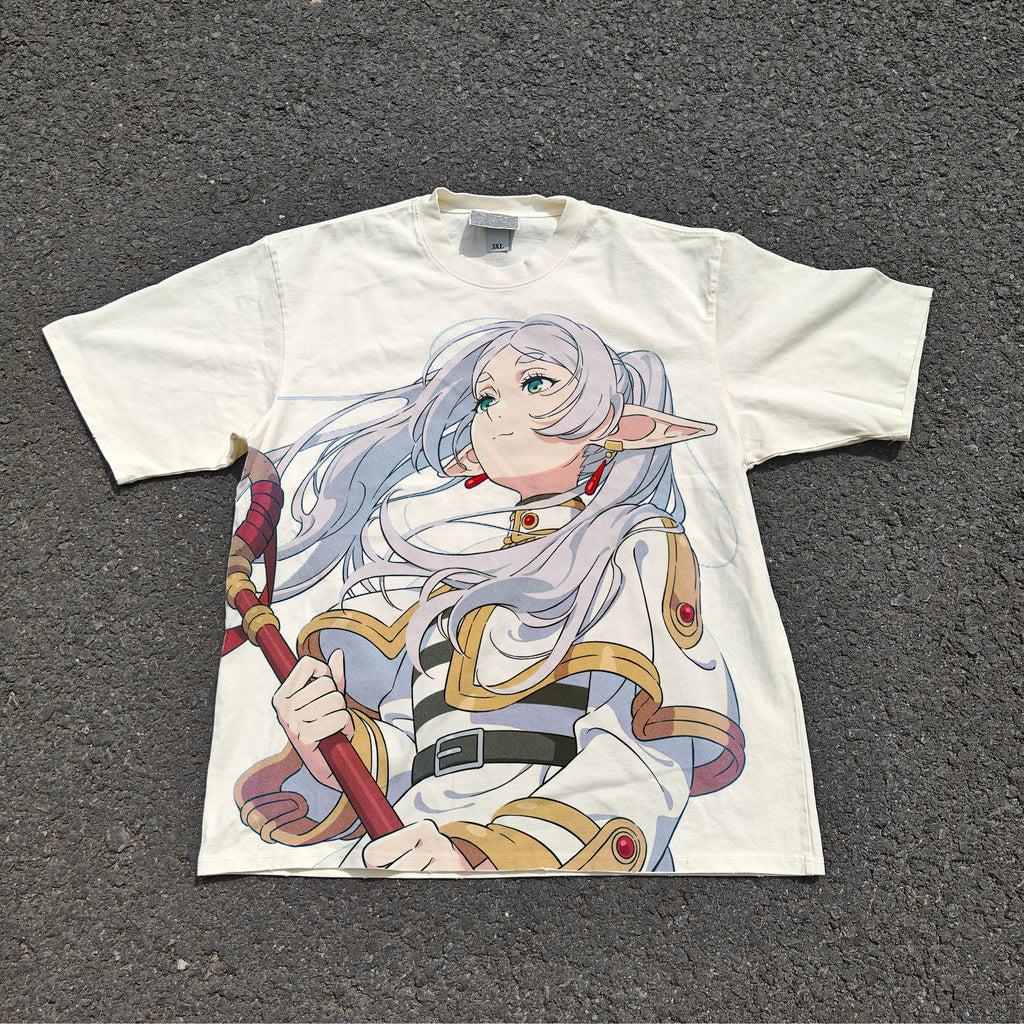 Legendary Mage Oversized 330gsm Heavyweight Cotton Baige T-Shirt