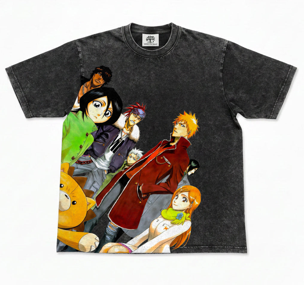 Karakura Town Squad Oversized Washed T-Shirt