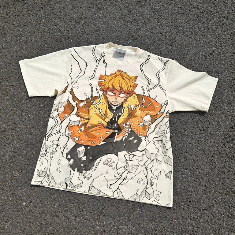 God Speed Oversized 330gsm Heavyweight Cotton Baige T-Shirt