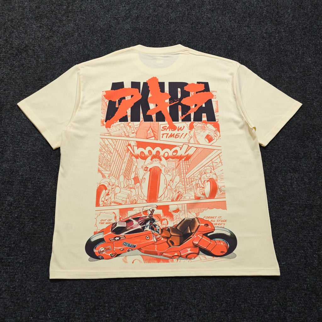 90s Classic Motorcycle Slide Oversized T-Shirt real photo back