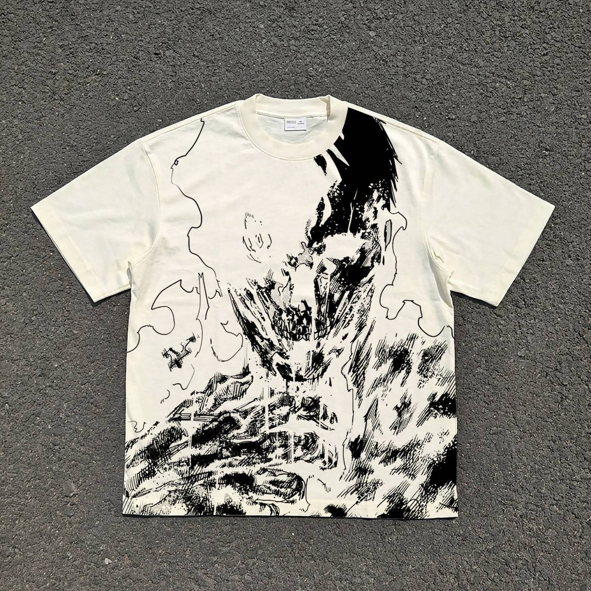 Agni Flame Manga Oversized T-Shirt