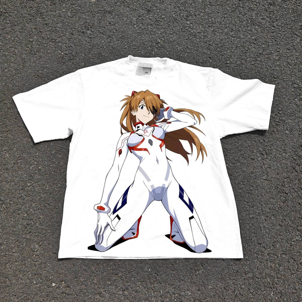 Asuka Eyepatch Plugsuit Oversized T-Shirt