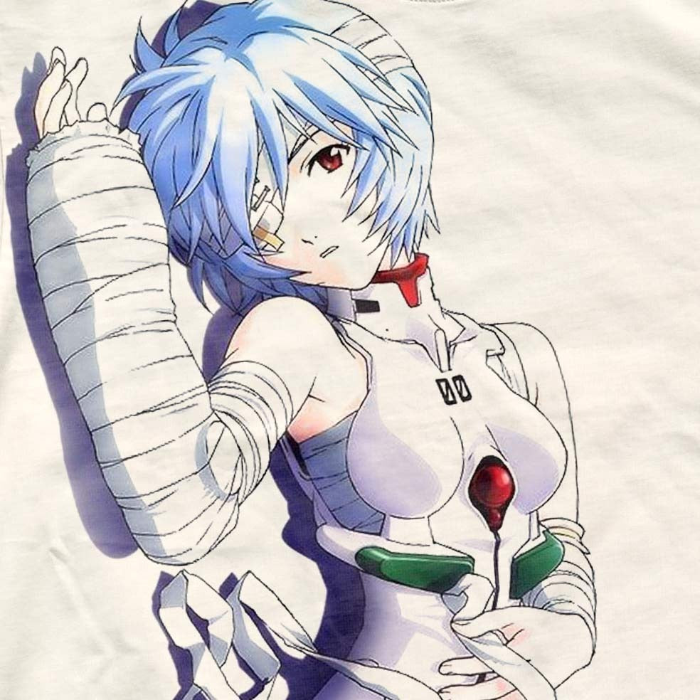 Bandaged Rei Oversized T-Shirt, print detail