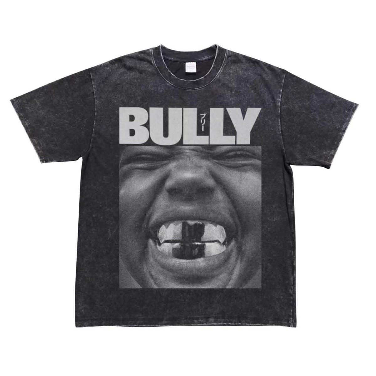 Bully Grillz Portrait Oversized Washed T-Shirt