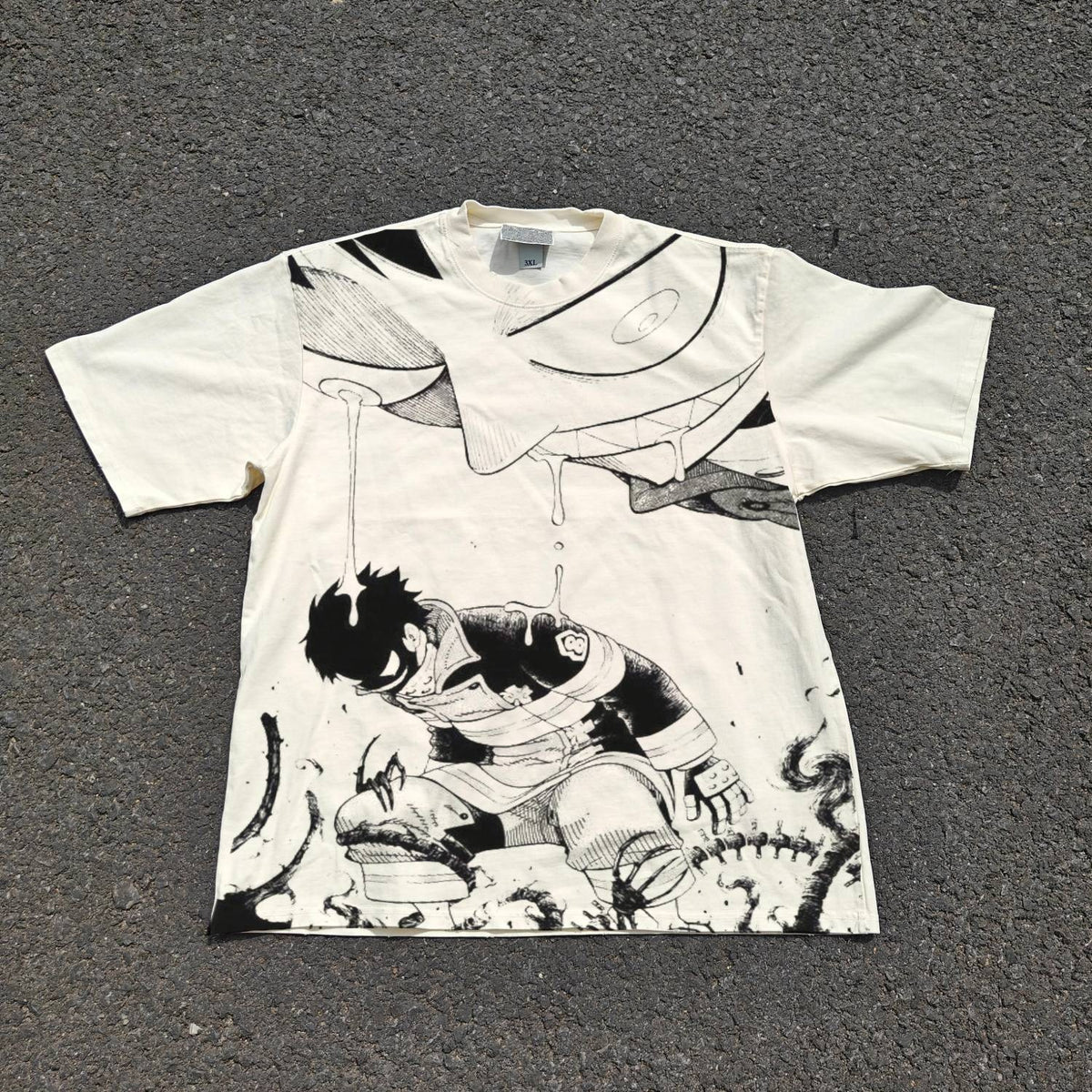 Company 8 Firefighter Manga Oversized T-Shirt