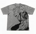 Deku & Eri Oversized Washed T-Shirt, Vintage Wash