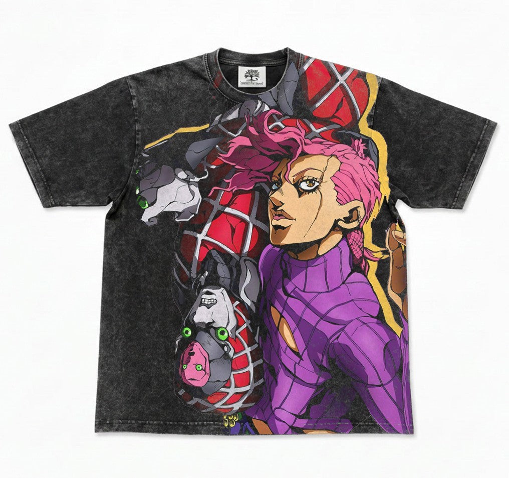 Diavolo Oversized Washed T-Shirt, 300gsm Heavy