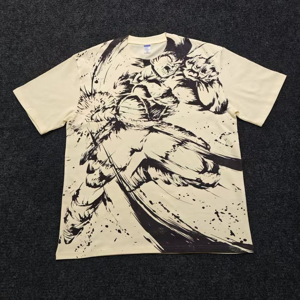 Real photo of the Dragon Saiyan Oversized T-Shirt
