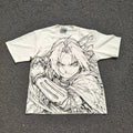Edward & Gate of Truth Double Sided Oversized T-Shirt, front