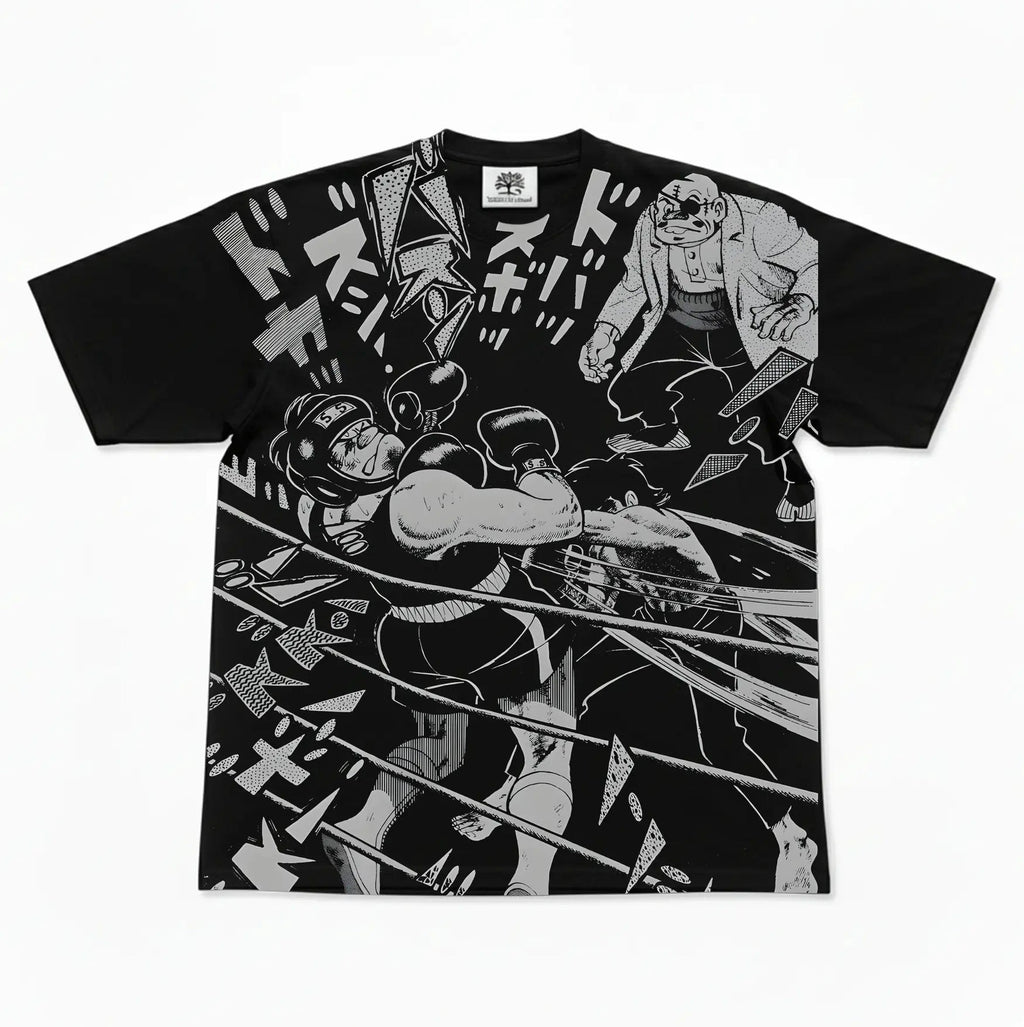 Fighting for Tomorrow Graphic Oversized T-Shirt